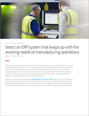 Th Select an ERP system that keeps up with the evolving needs of manufacturing operations Executive Brief English 457px