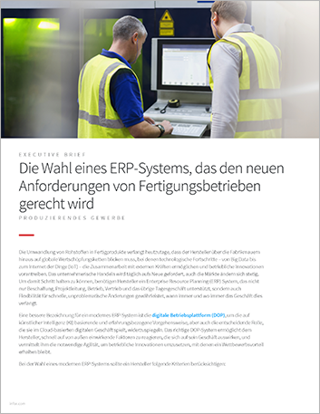 Th Select an ERP system that keeps up with the evolving needs of manufacturing operations Executive Brief German 457px