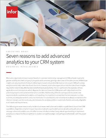 Th Seven reasons to add advanced analytics to your CRM system Executive Brief English 457px