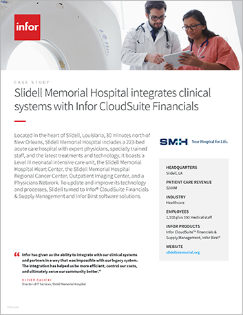 Th Slidell Memorial Hospital Case Study Infor Cloud Suite Financials and Supply Management Infor Birst Healthcare NA English 457px