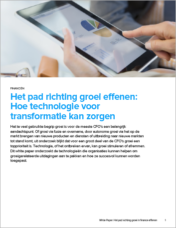 Th Smoothing the path to growth How technology can lead the way to transformation White Paper Dutch 457px