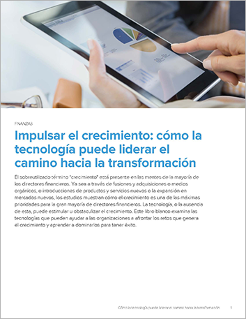 Th Smoothing the path to growth How technology can lead the way to transformation White Paper Spanish Spain 457px