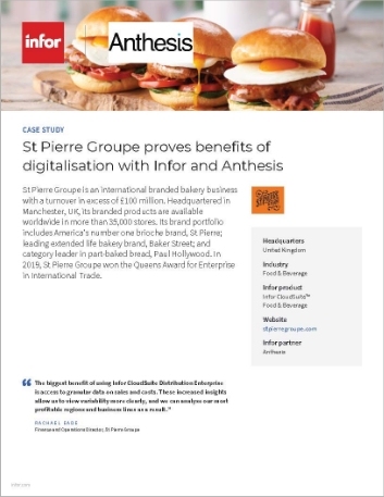 Th St Pierre Groupe proves benefits of digitalisation with Infor and Anthesis Case Study English 457px