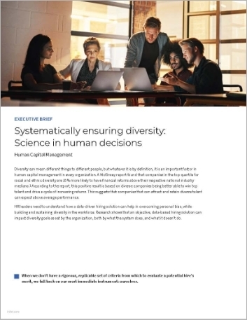 Th Systematically ensuring diversity Science in human decisions Executive Brief English 457px