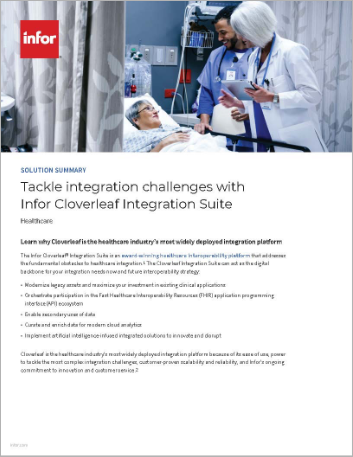 Th Tackle integration challenges with Infor Cloverleaf Integration Suite Solution Summary English 457px