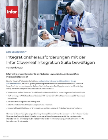 Th Tackle integration challenges with Infor Cloverleaf Integration Suite Solution Summary German 457px