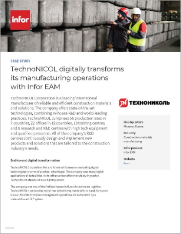 Th Techno NICOL Corporation Case Study Infor EAM Industrial Manufacturing EMEA English UK 457px