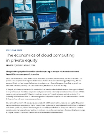 Th The economics of cloud computing in private equity Executive Brief English 457px