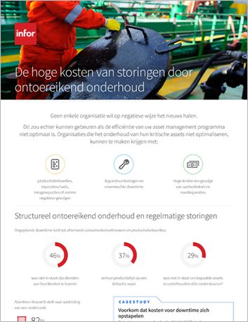 Th The high cost of asset maintenance failure Infographic Dutch 457px