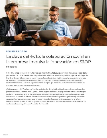 Th The key to success Enterprise social collaboration fuels innovative Sand OP Executive Brief Spanish Spain 457px