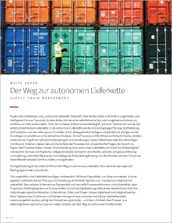 Th The path to the autonomous supply chain White Paper German 457px