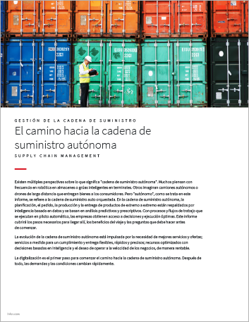 Th The path to the autonomous supply chain White Paper Spanish LATAM 457px