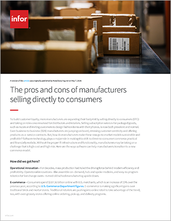 Th The pros and cons of manufacturers selling directly to consumers Article English 457px