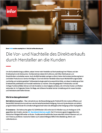 Th The pros and cons of manufacturers selling directly to consumers Article German 457px