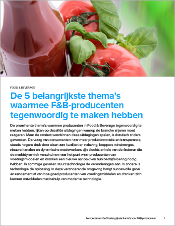 Th The top 5 issues food and beverage manufacturers Perspectives Dutch 457px
