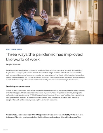 Th Three ways the pandemic has improved the world of work Executive Brief English 457px