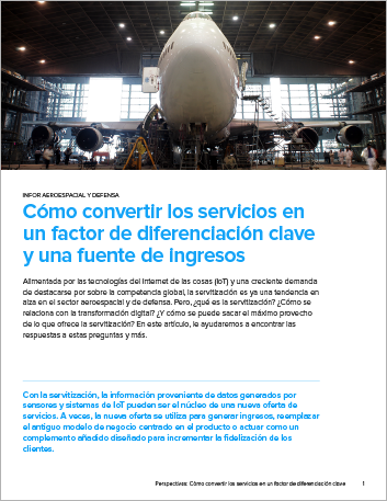 Th Turning service based offerings into a key differentiator and source of revenue Perspectives Spanish Spain 457px