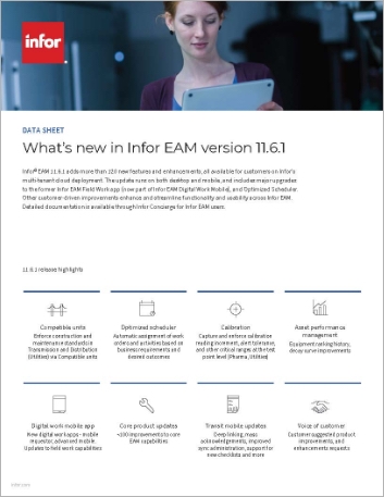 Th Whats new in Infor EAM version 11 6 1 Data Sheet English 457px