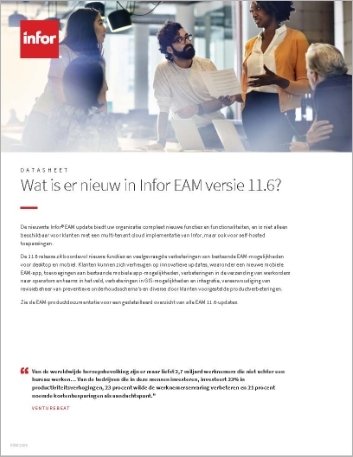 Th Whats new in Infor EAM version 11 6 Data Sheet Dutch 457px