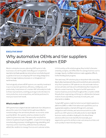 Th Why automotive OE Ms and tier suppliers should invest in a modern ERP Executive Brief English 457px