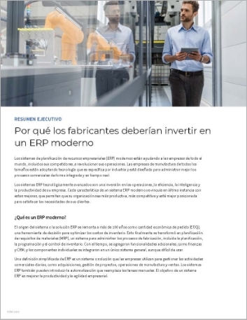 Th Why manufacturers should invest in a modern ERP Executive Brief Spanish LATAM 457px
