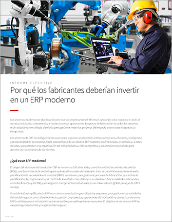 Th Why manufacturers should invest in a modern ERP Executive Brief Spanish Spain 457px