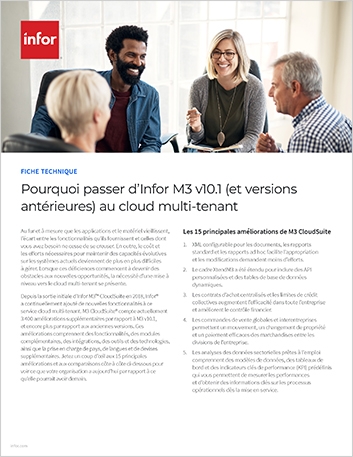 Th Why upgrade from Infor M3 v10 1 and older versions to the multi tenant cloud Data Sheet French France 457px