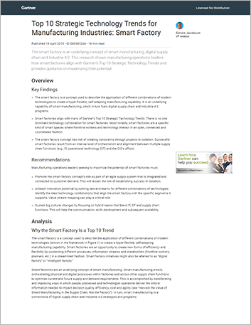 Th manufacturing erp report analyst la fabbrica intelligente it