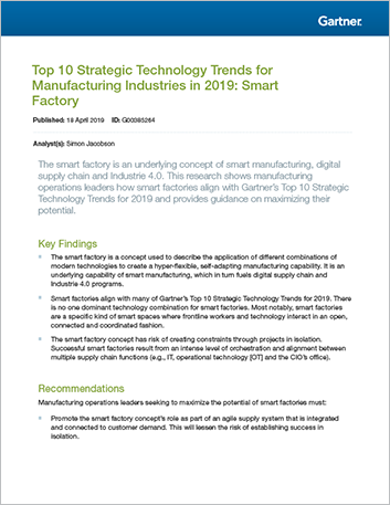 Th manufacturing report analyst maximizing operational potential in the smart factory