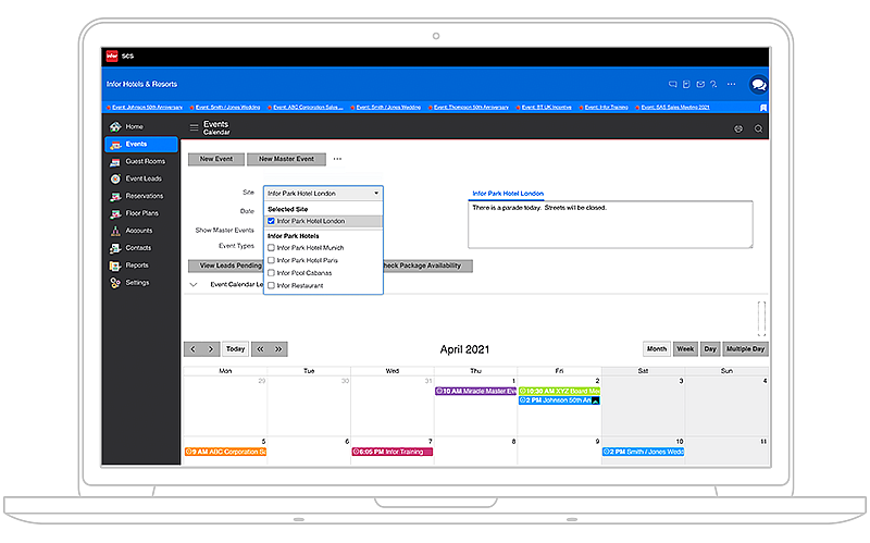 event venue catering software | sts cloud - sales &... Sales & Catering | Event management software | Infor