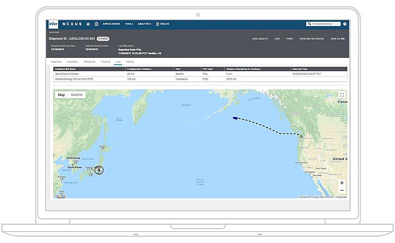 Infor Nexus | Supply chain network optimization | Infor