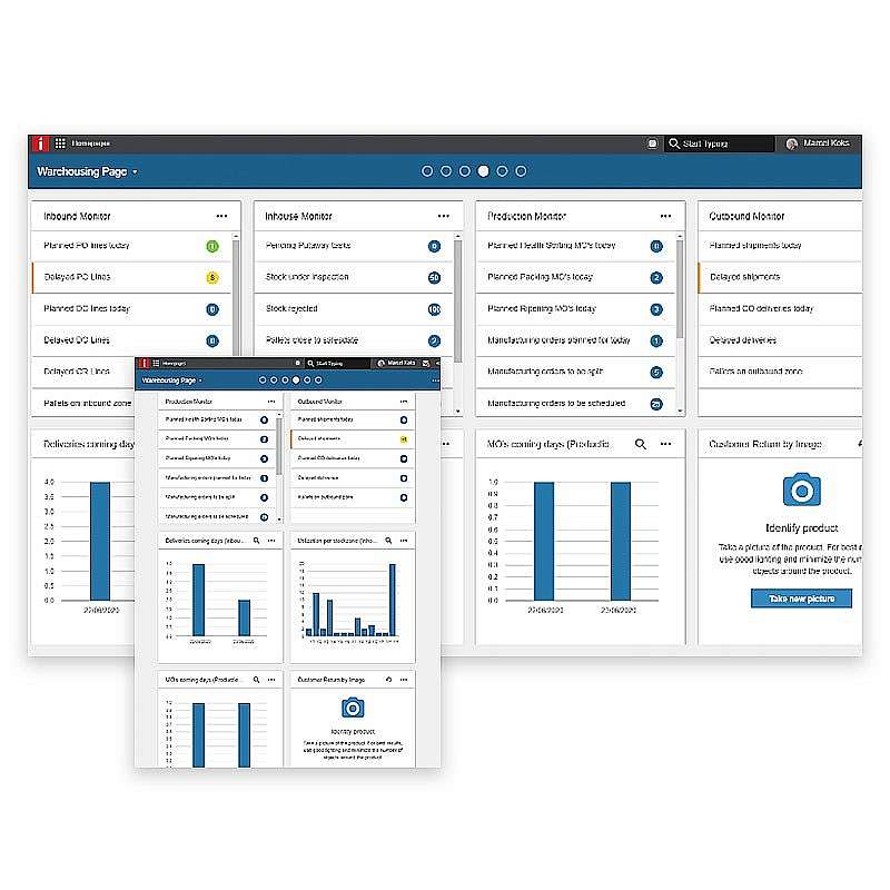 Screenshot of EAM software for food & beverage manufacturers to improve asset management & efficiency through automation and IoT.